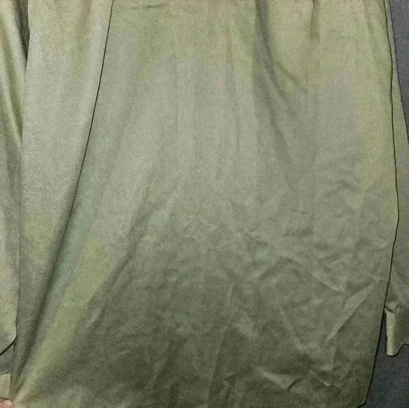 Geoffrey Beene Mens Long Sleeve Green Dress Shirt Size L - Picture 8 of 12